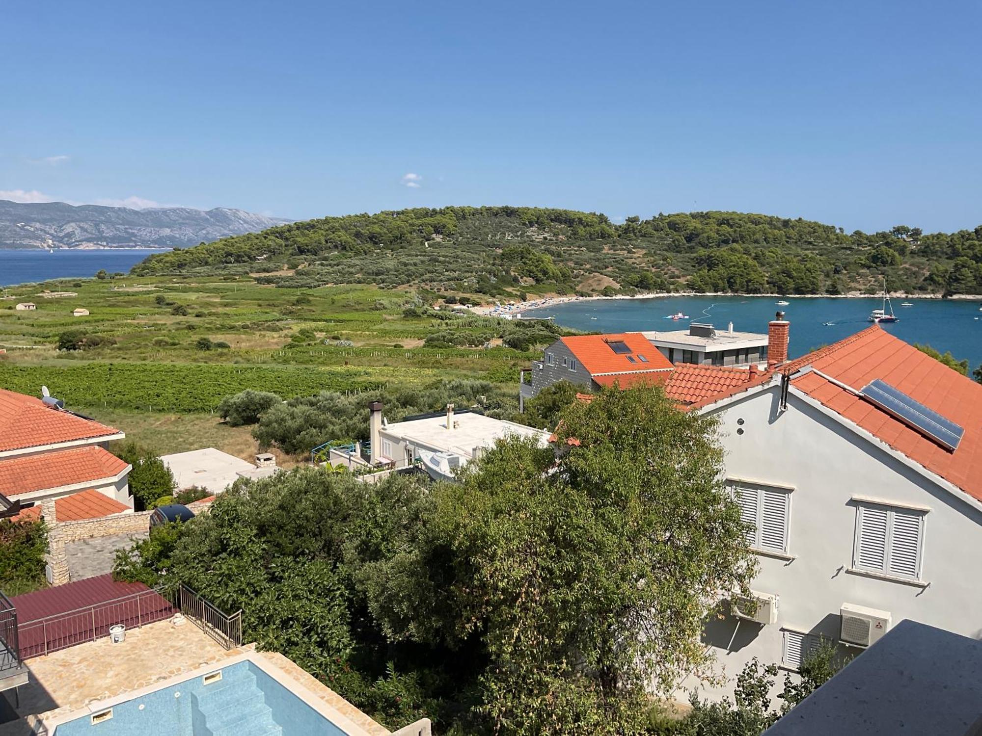 Villa Bella Vista Lumbarda Exterior foto